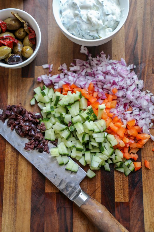 Easy Low Carb Greek Chicken Salad