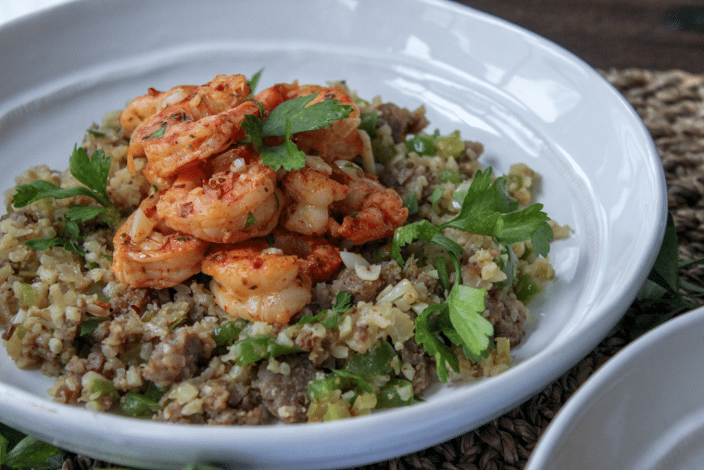 Cajun Cauliflower Dirty Rice