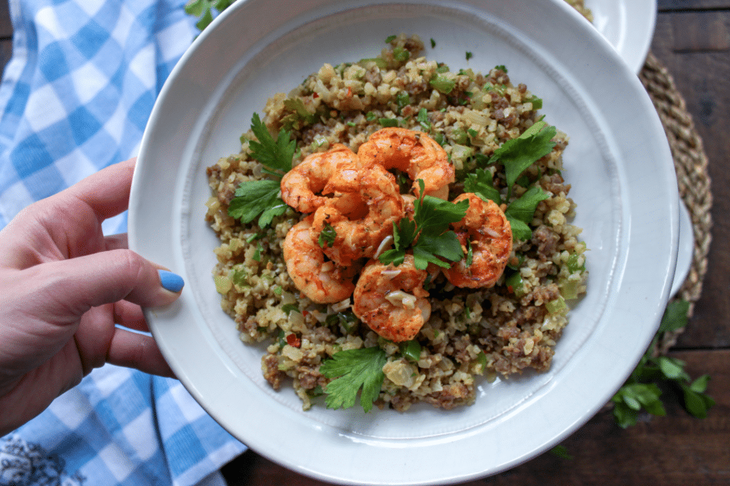 Cajun Cauliflower Dirty Rice