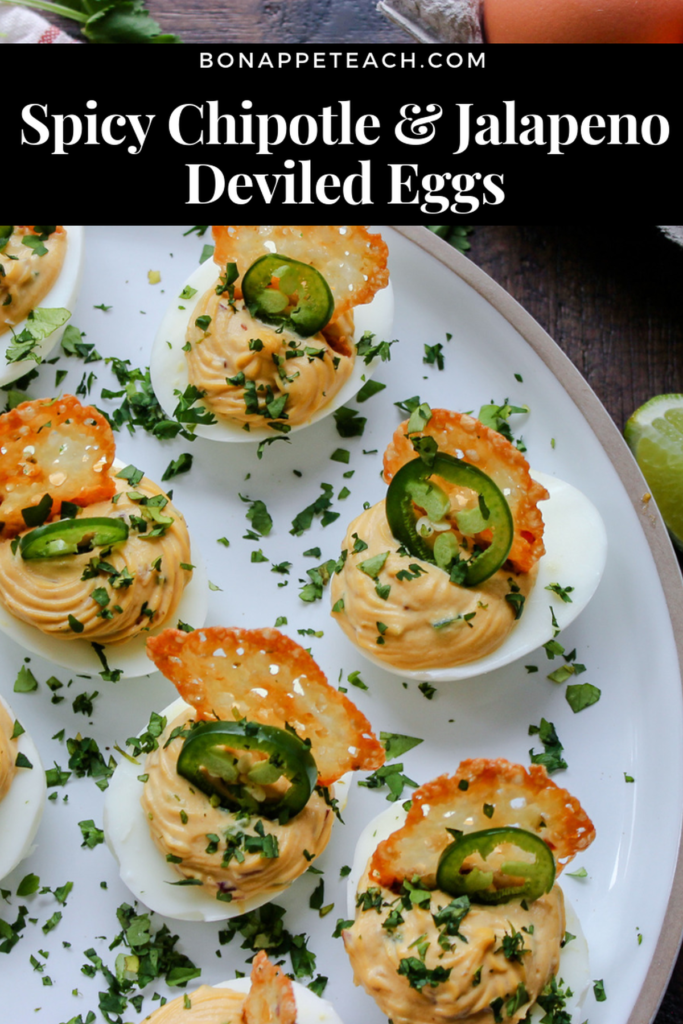 Spicy Chipotle & Jalapeno Deviled Eggs