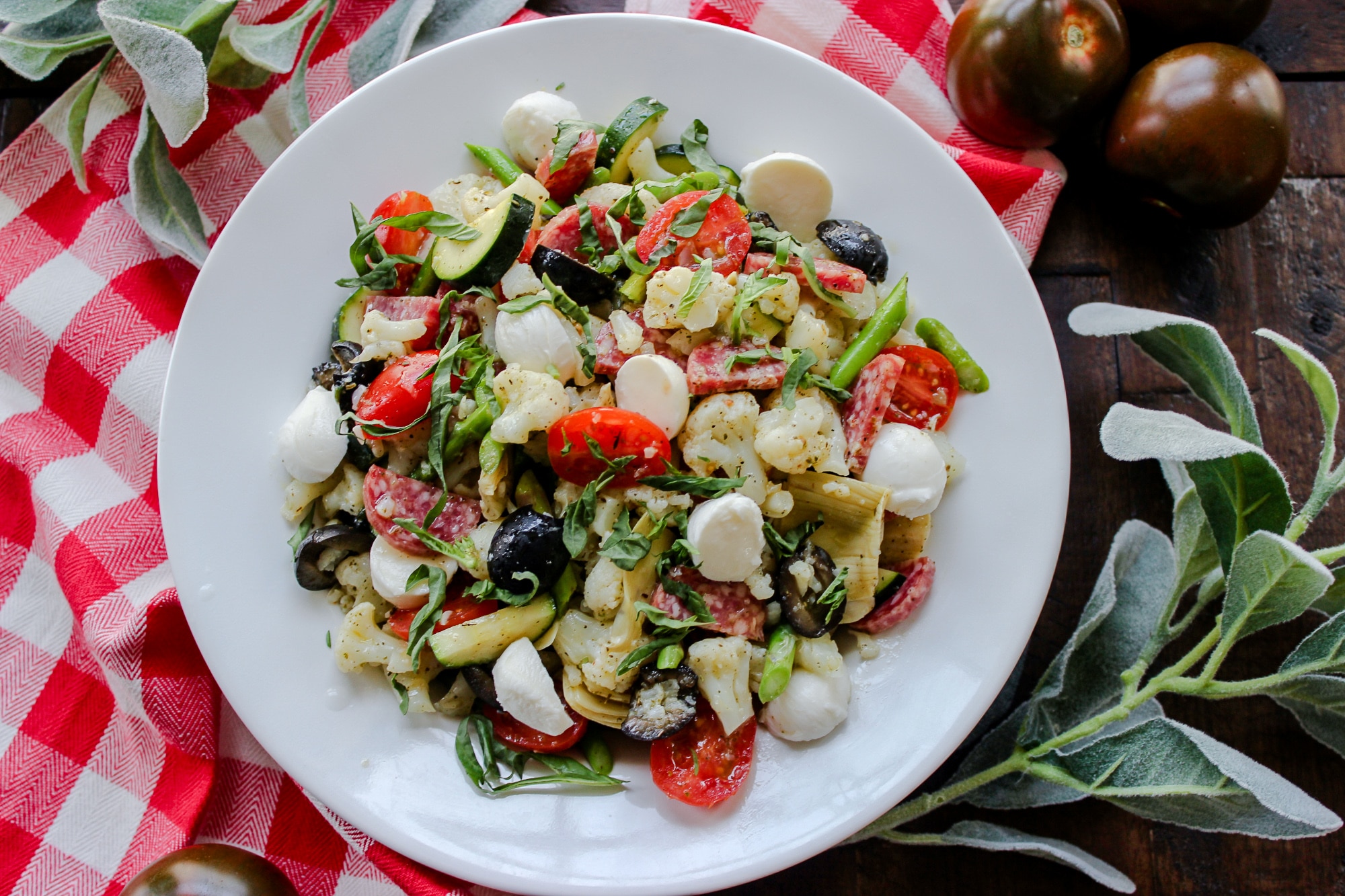 Cauliflower Antipasto Salad Bonappeteach