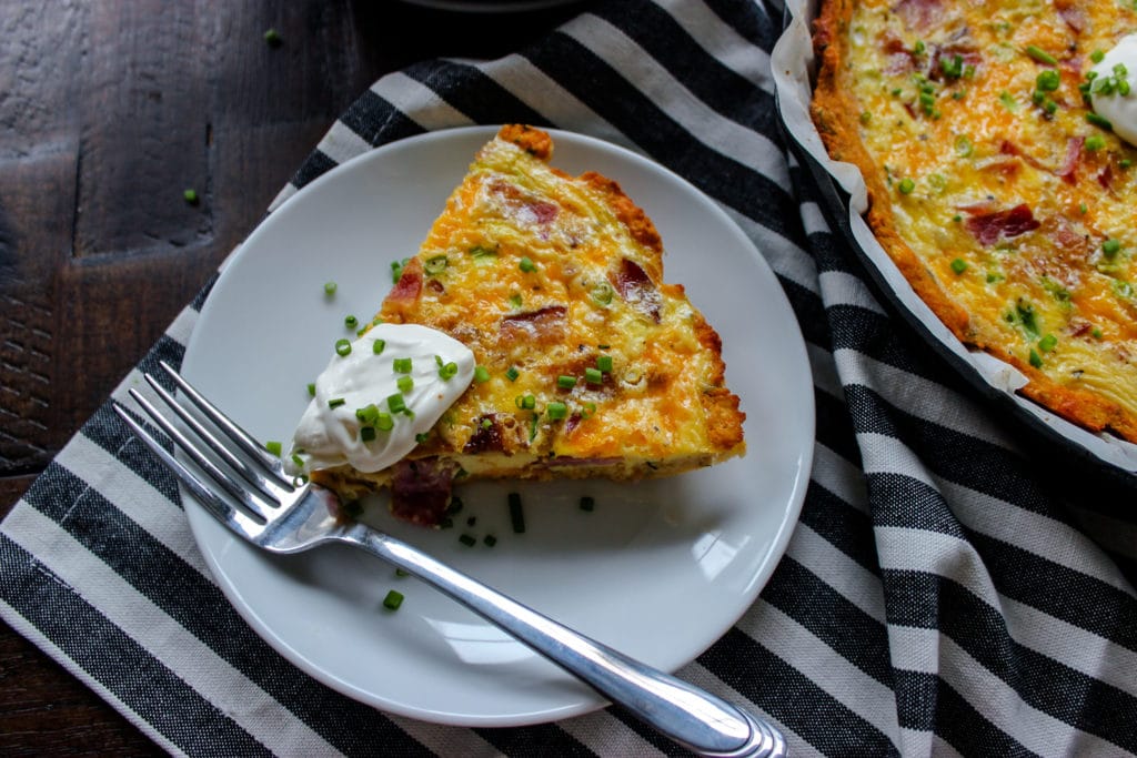 Cauliflower "Hash Brown" Breakfast Casserole