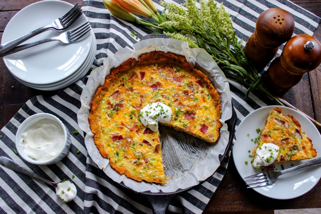 Cauliflower "Hash Brown" Breakfast Casserole