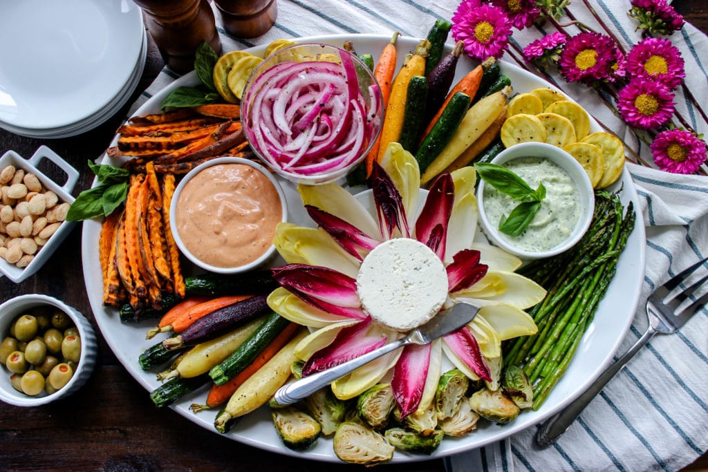 Roasted Crudite Platter