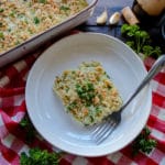 Low Carb Vegetable Lasagna with White Sauce