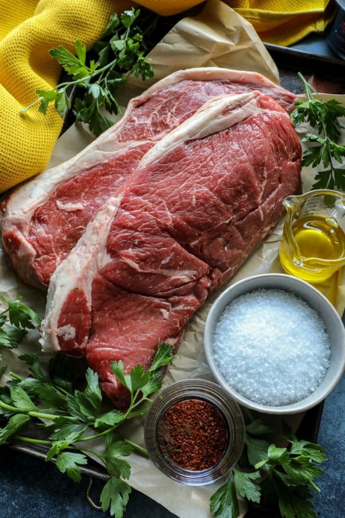 Sirloin steak used for beef kebobs