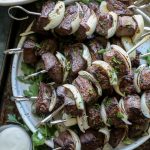 Broiled Beef Shish Kebabs