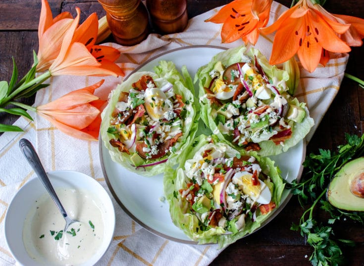 Rustic Egg Salad Cups