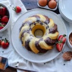 Keto Marble Pound Cake