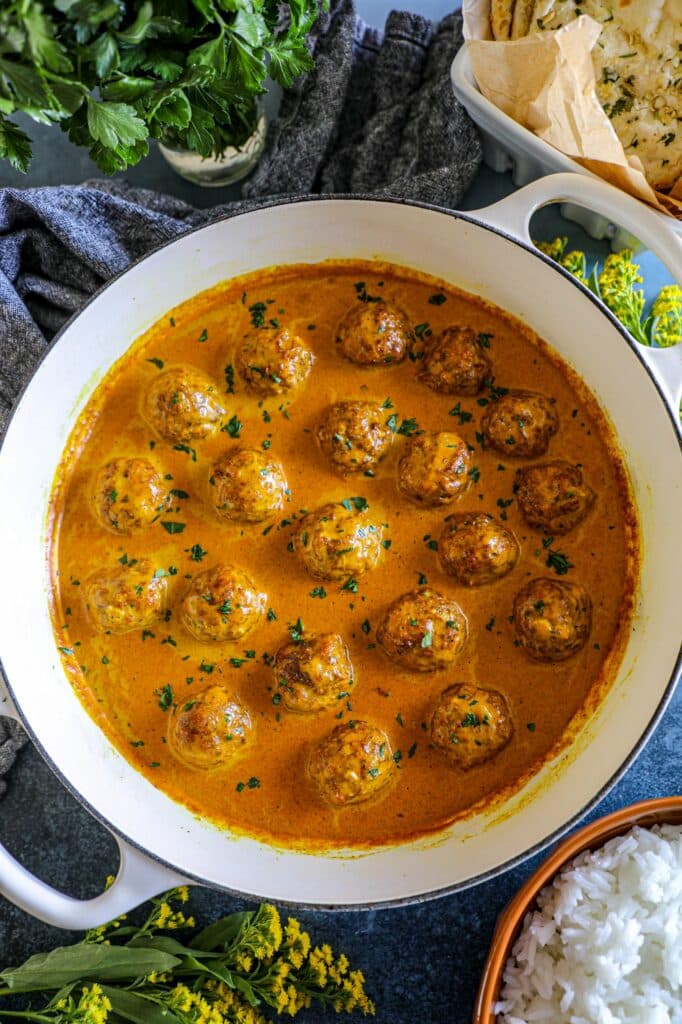 Butter Chicken Meatballs Reci