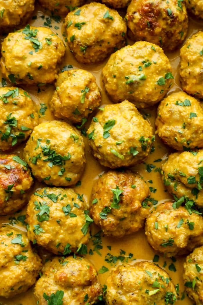 Low Carb Butter Chicken Meatballs-image