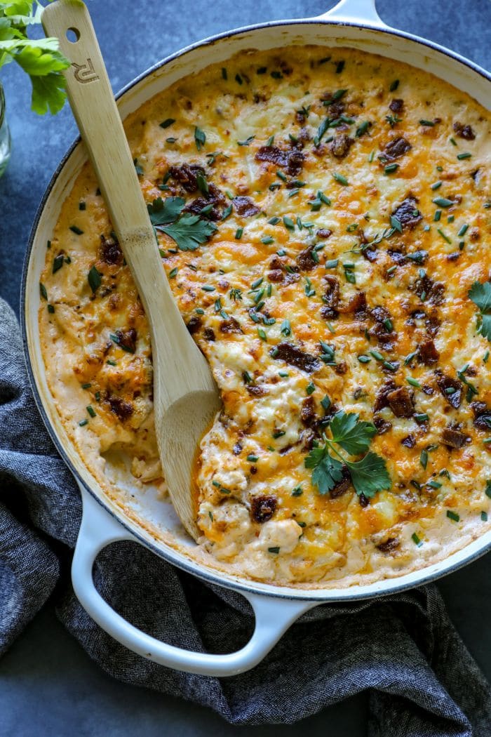 Smoked Bacon Cauliflower Mac and Cheese