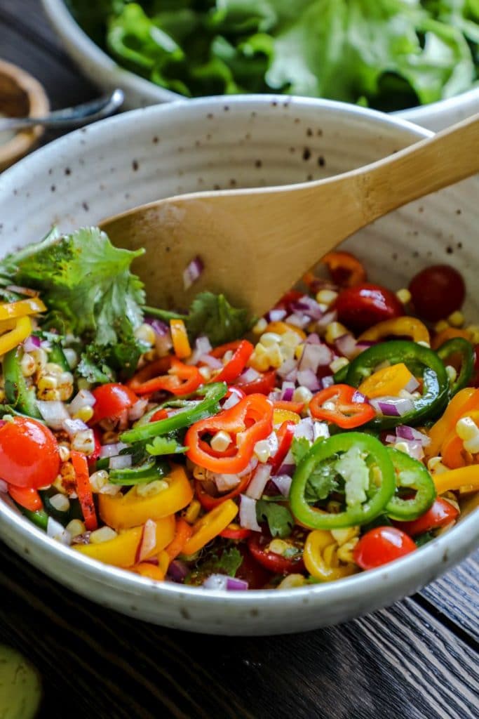 southwestern fiesta salsa in a bowl