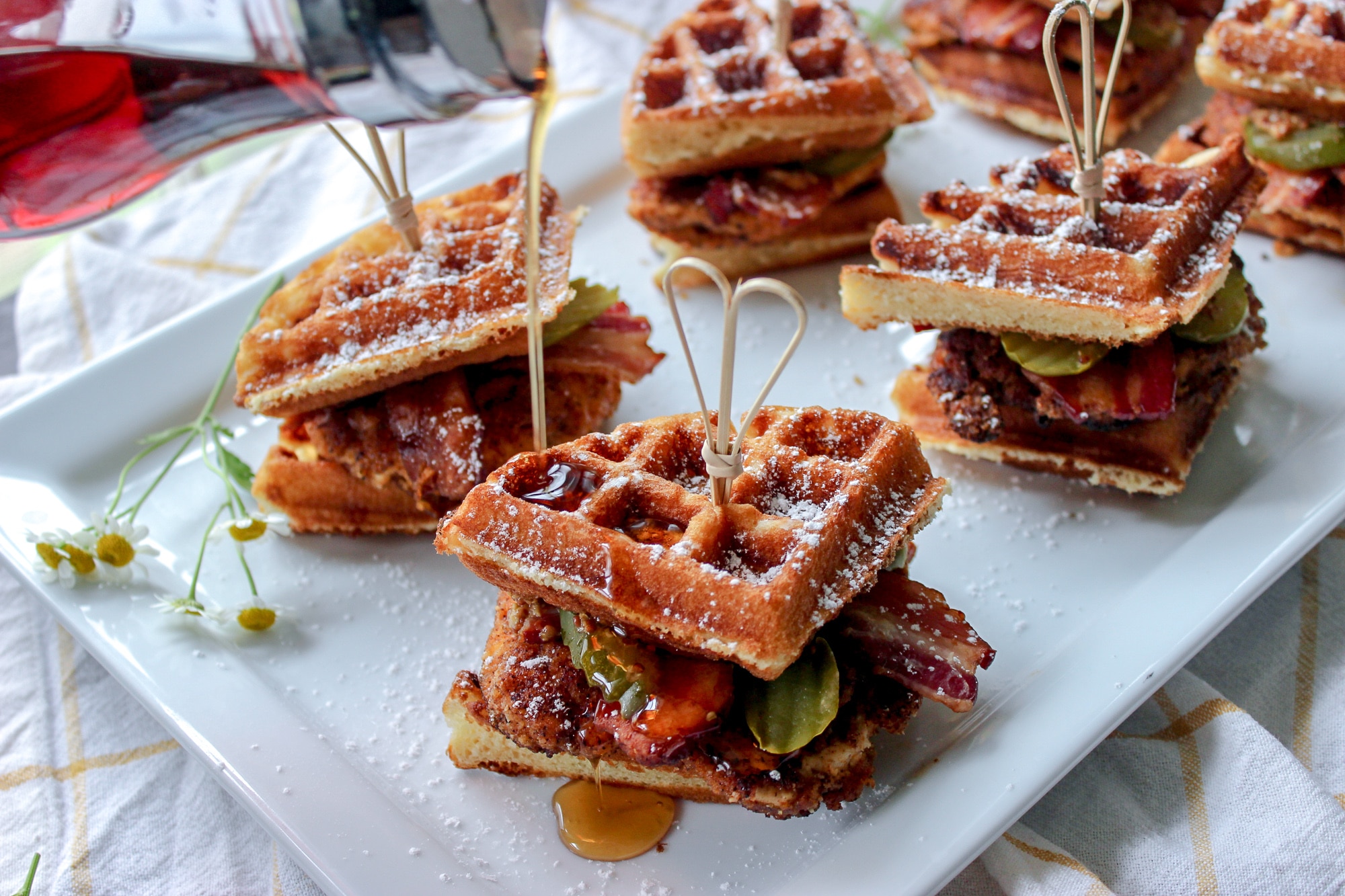 Low Carb Chicken And Waffle Bites Bonappeteach