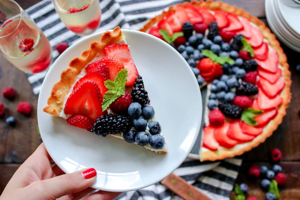 Keto Sugar Cookie Fruit Pizza