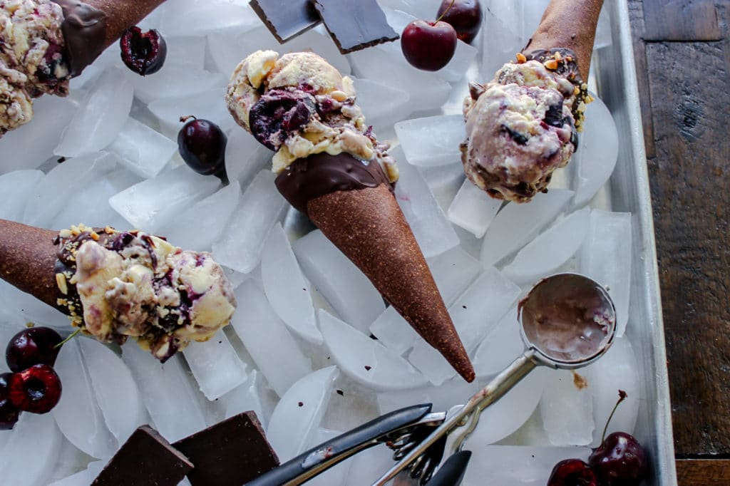 Keto Ice Cream Cones