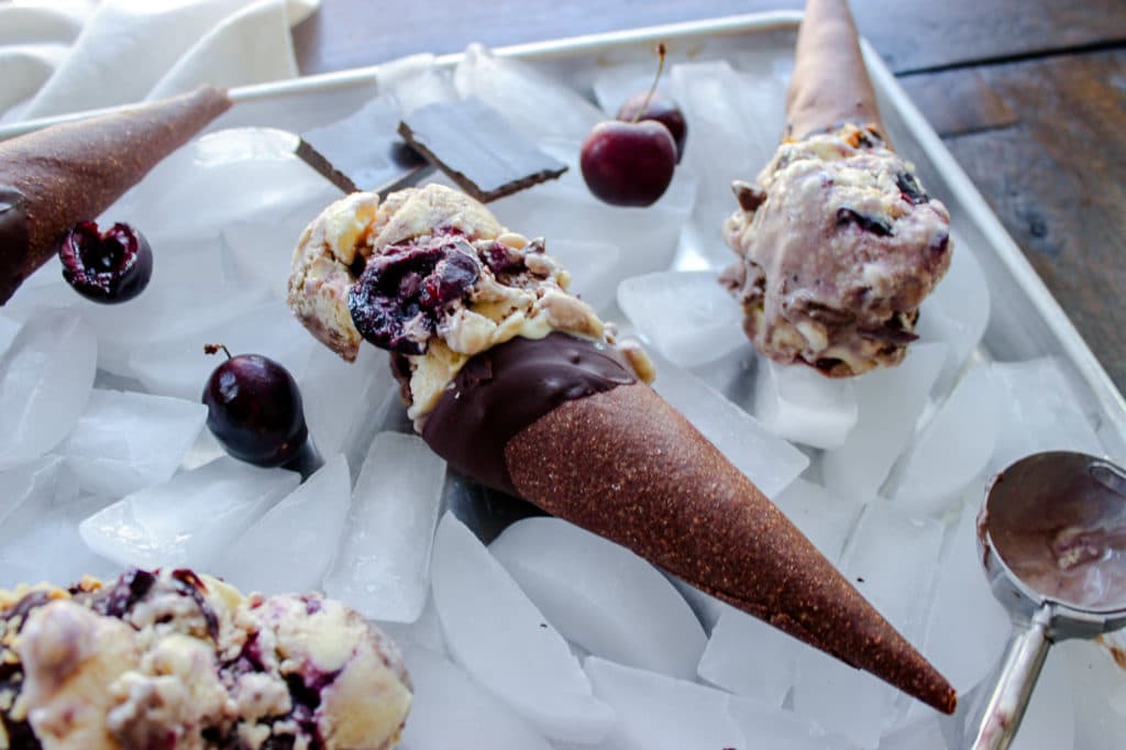 Low Carb Cherry Garcia Ice Cream Bonappeteach