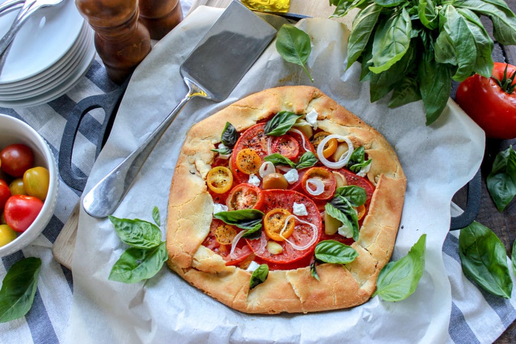 Low Carb Tomato Galette