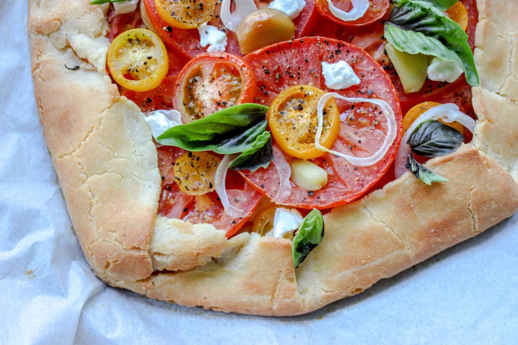 Low Carb Tomato Galette