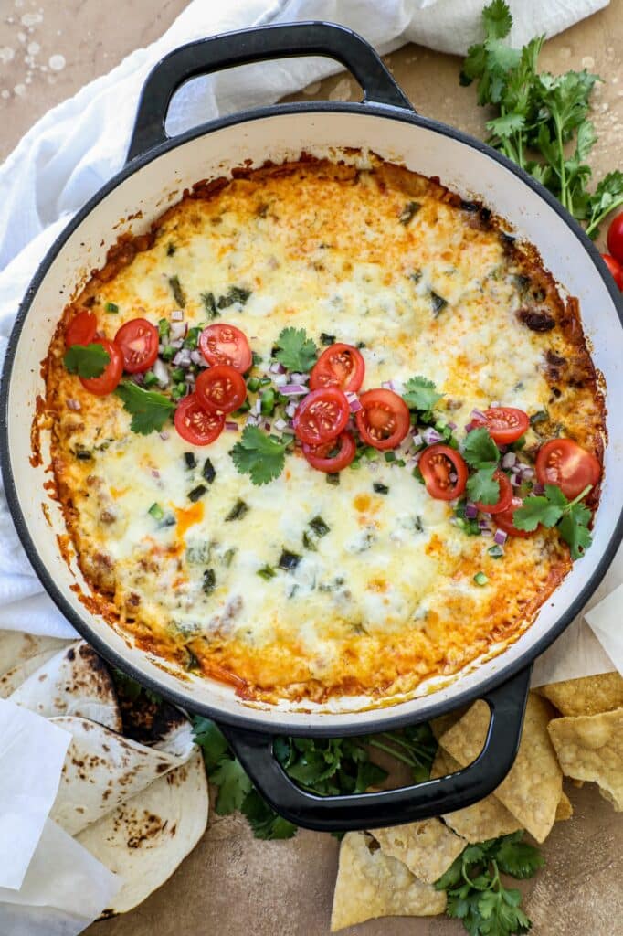 Queso Fundido Con Chorizo