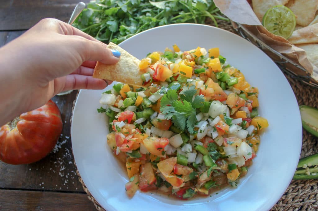 Heirloom Tomato Salsa