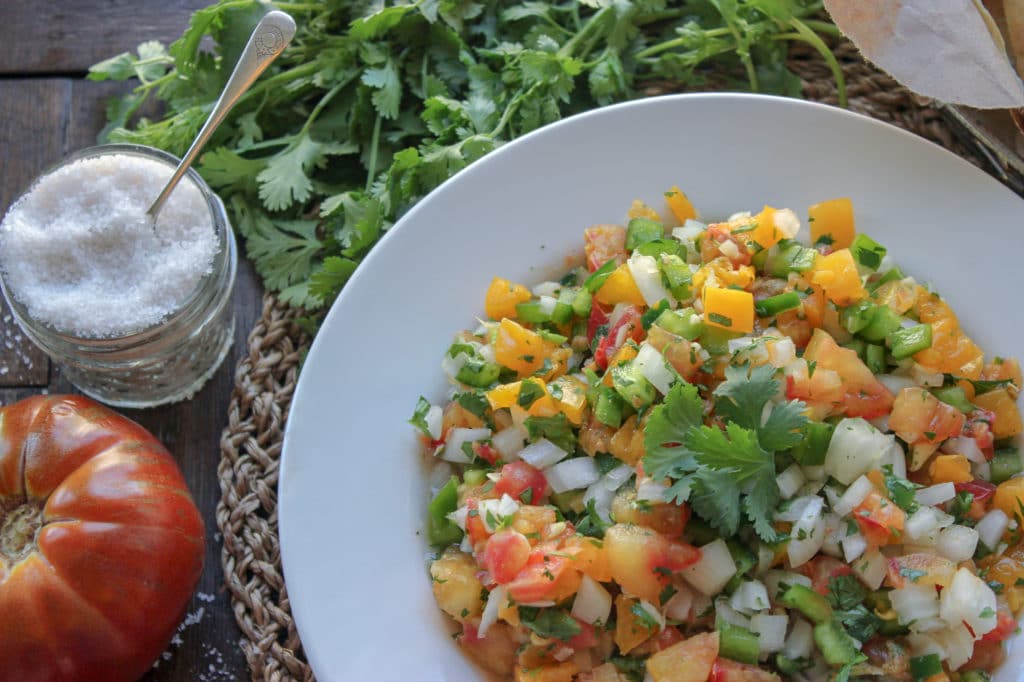 Heirloom Tomato Salsa