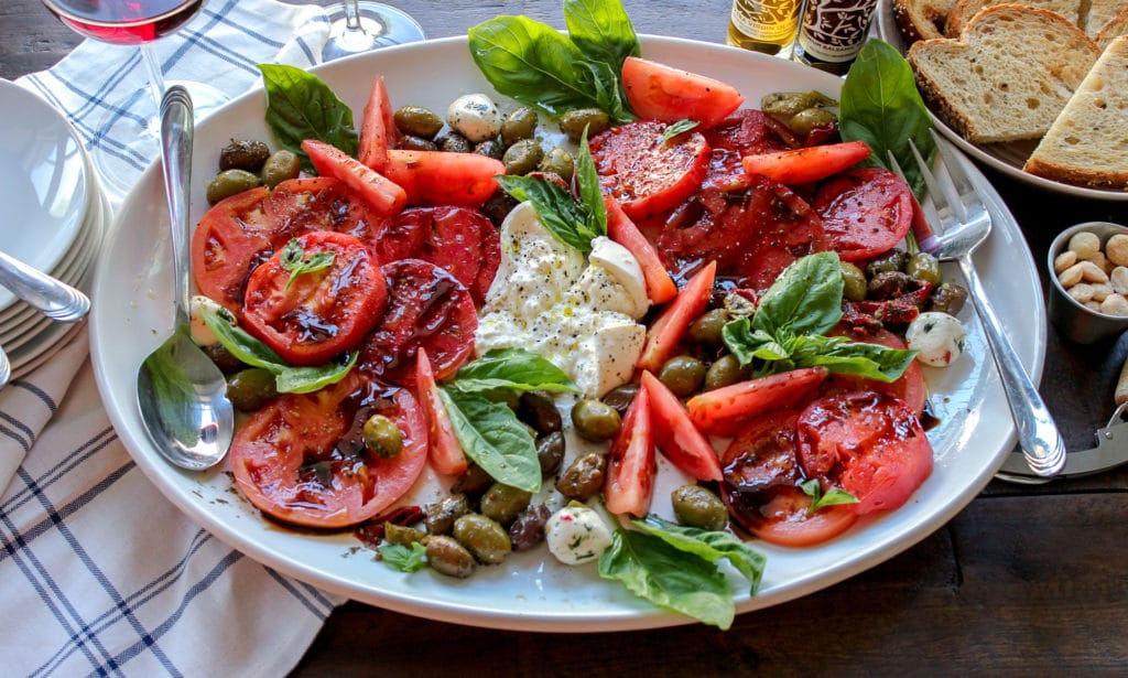 Heirloom Tomato and Burrata Salad