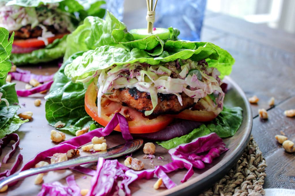 Jerk Chicken Burgers