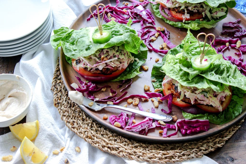 Jerk Chicken Burgers