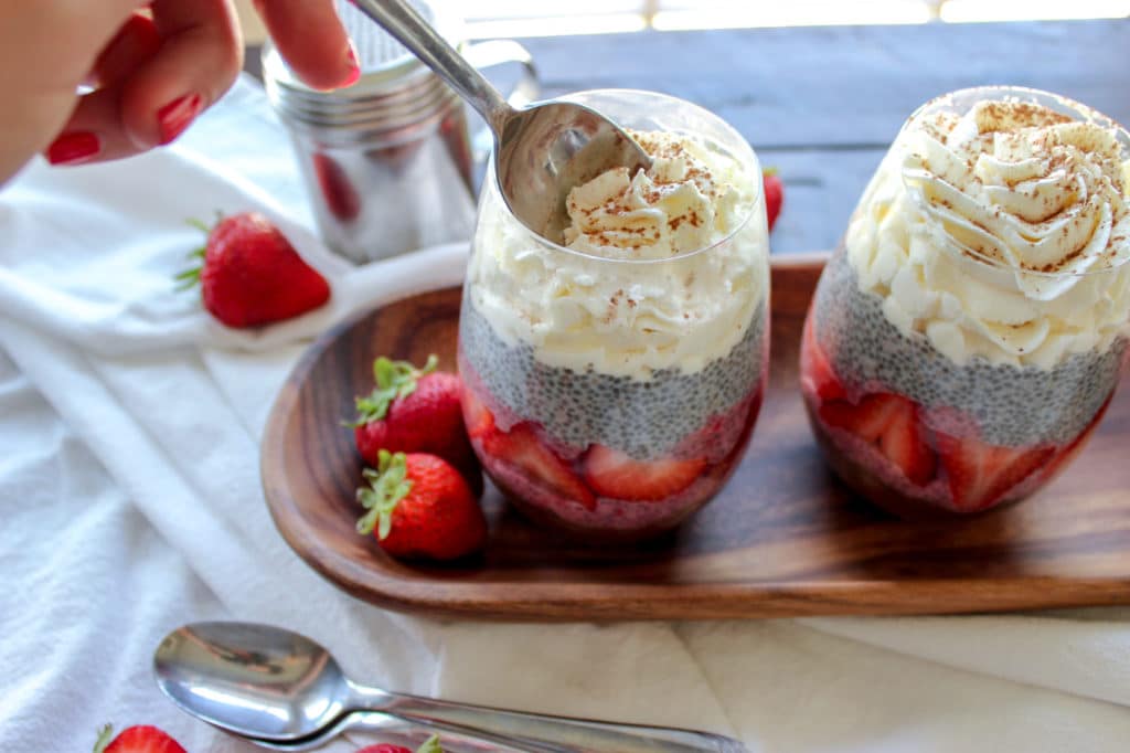 Neapolitan Chia Pudding