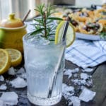 Lemon Rosemary Gin Rickey