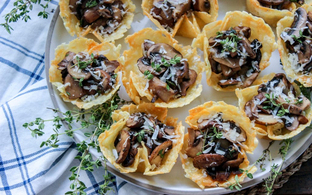 Cheese and Mushroom Tarts