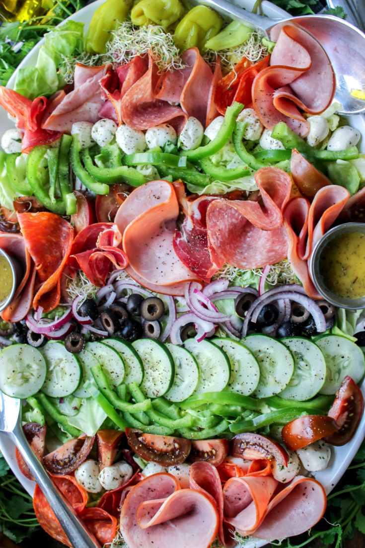 Deconstructed Keto Italian Sub Salad - Bonappeteach