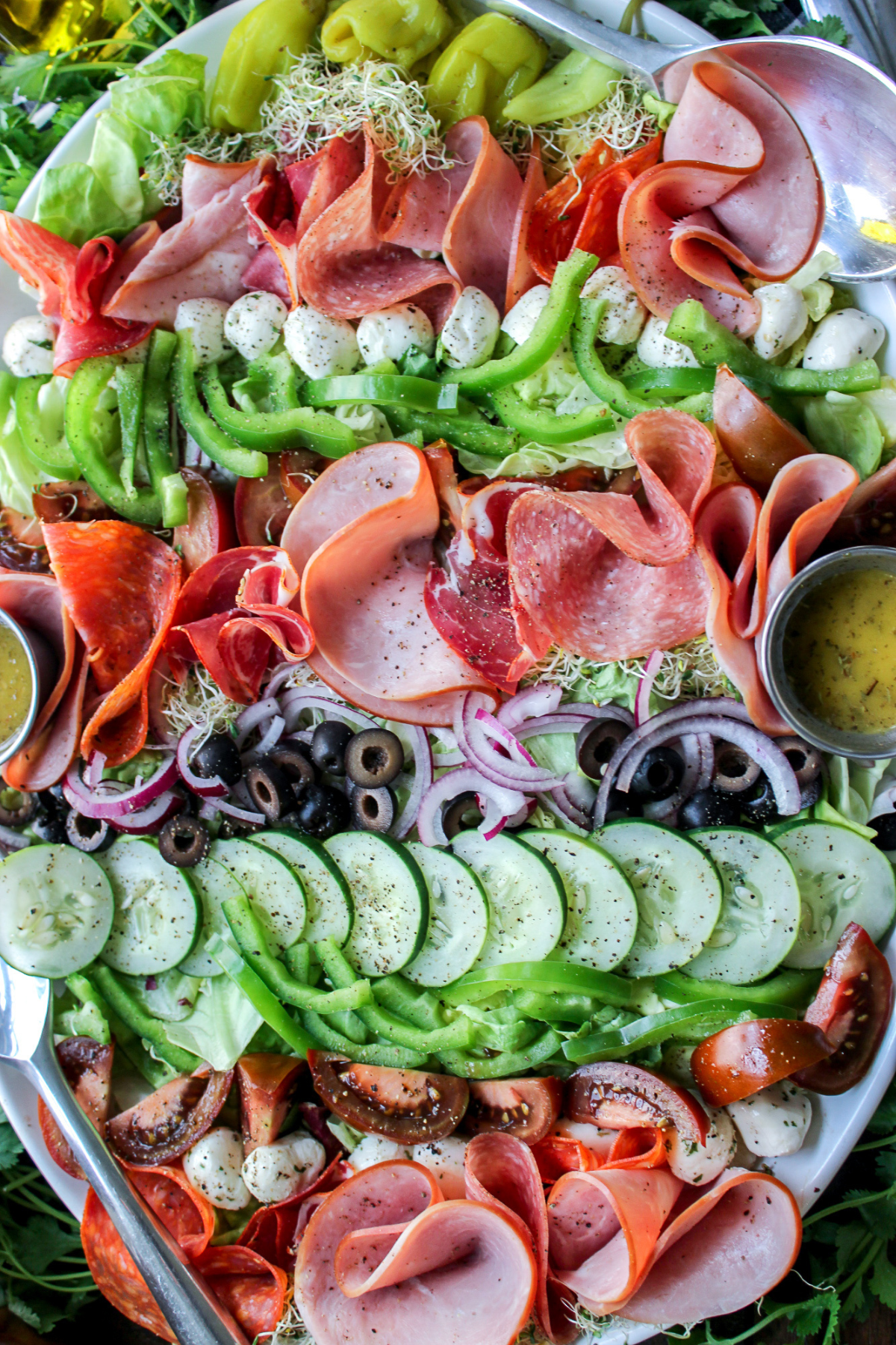 Deconstructed Keto Italian Sub Salad