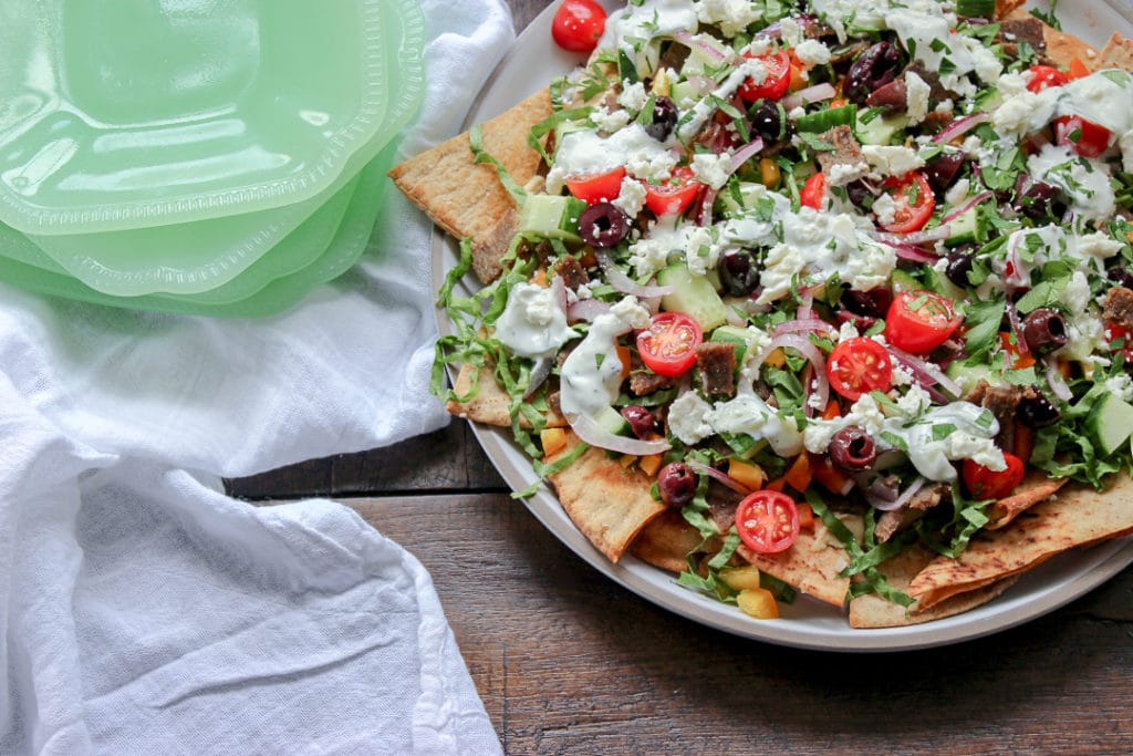 Low Carb Greek Nachos