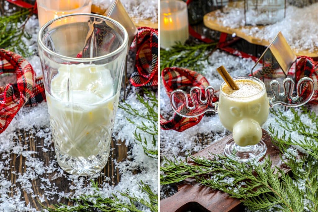 How to make a smoked horchata eggnog cocktail