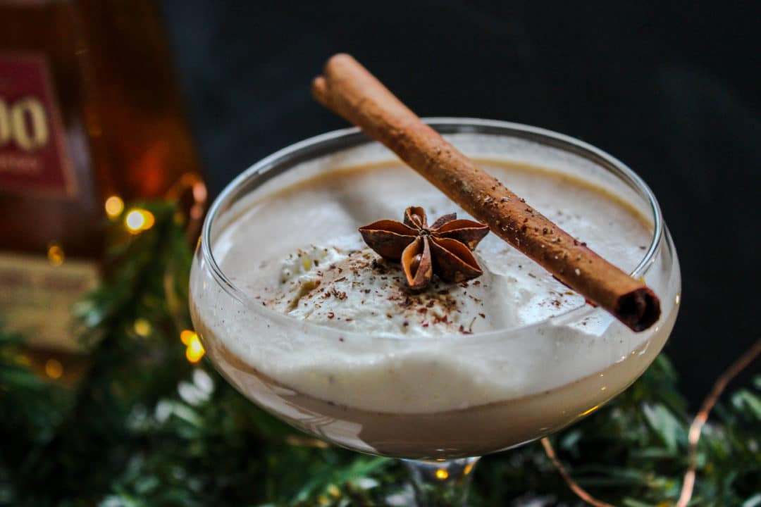 Smoked Horchata Eggnog Cocktail Bonappeteach