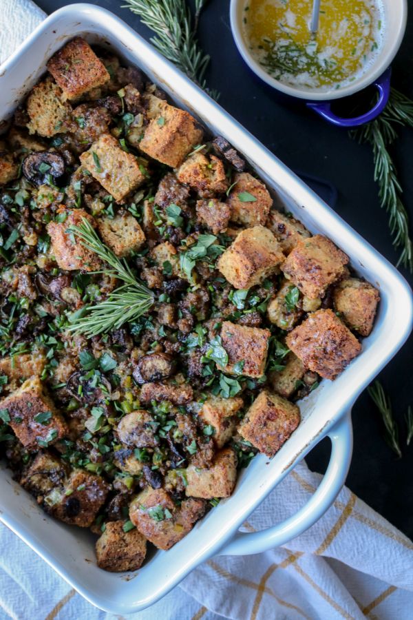 Keto Cornbread Stuffing