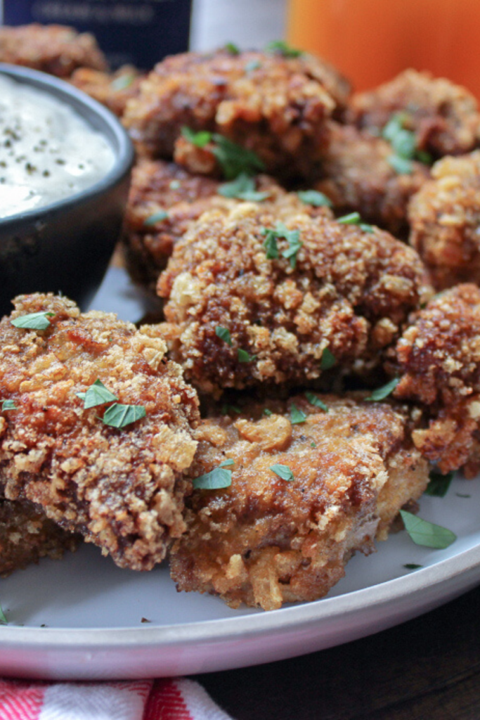 Keto Chicken Fried Steak Nuggets