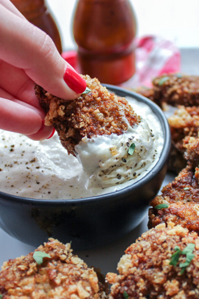 Keto Chicken Fried Steak Nuggets