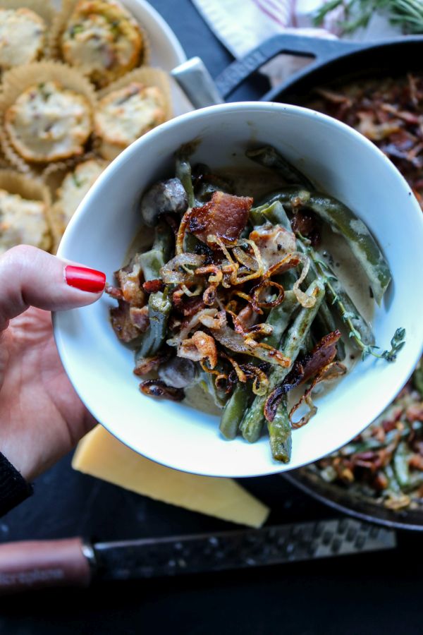 Low Carb Green Bean Casserole 