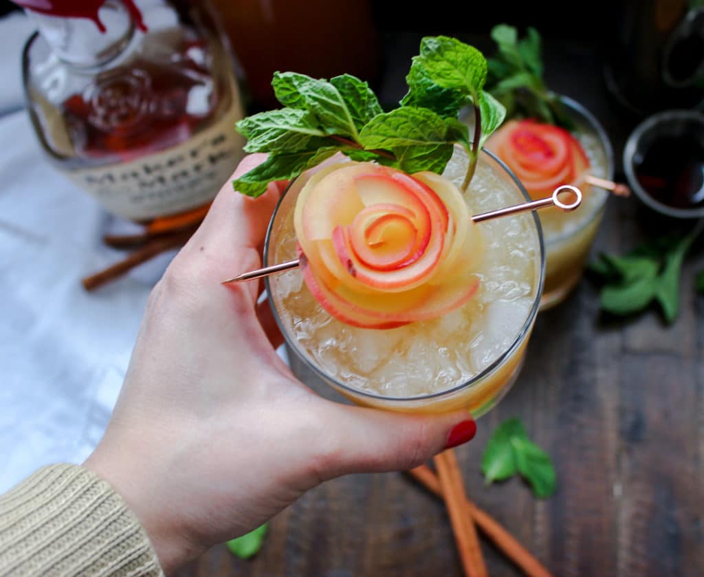 Apple Cider Whiskey Smash