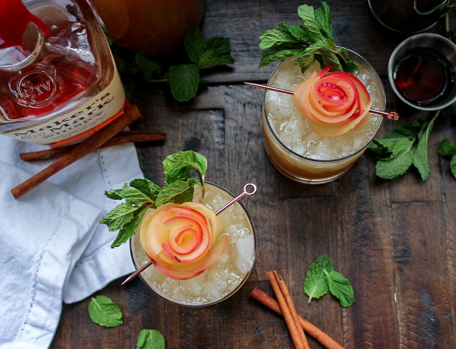 Apple Cider Whiskey Smash