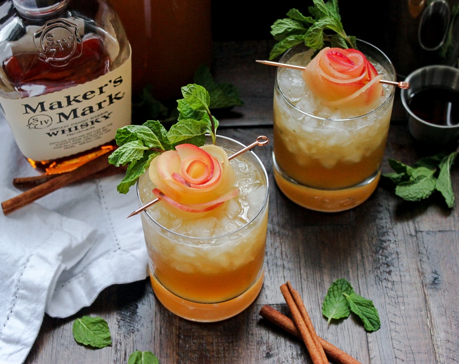 Apple Cider Whiskey Smash