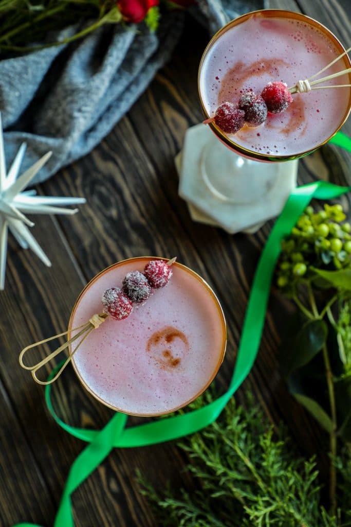 Cranberry Pisco Sour