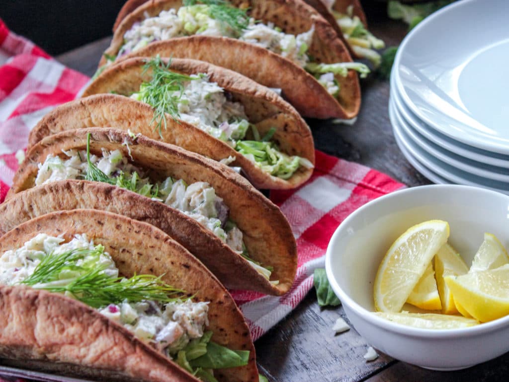 Low Carb Crab Salad Tacos