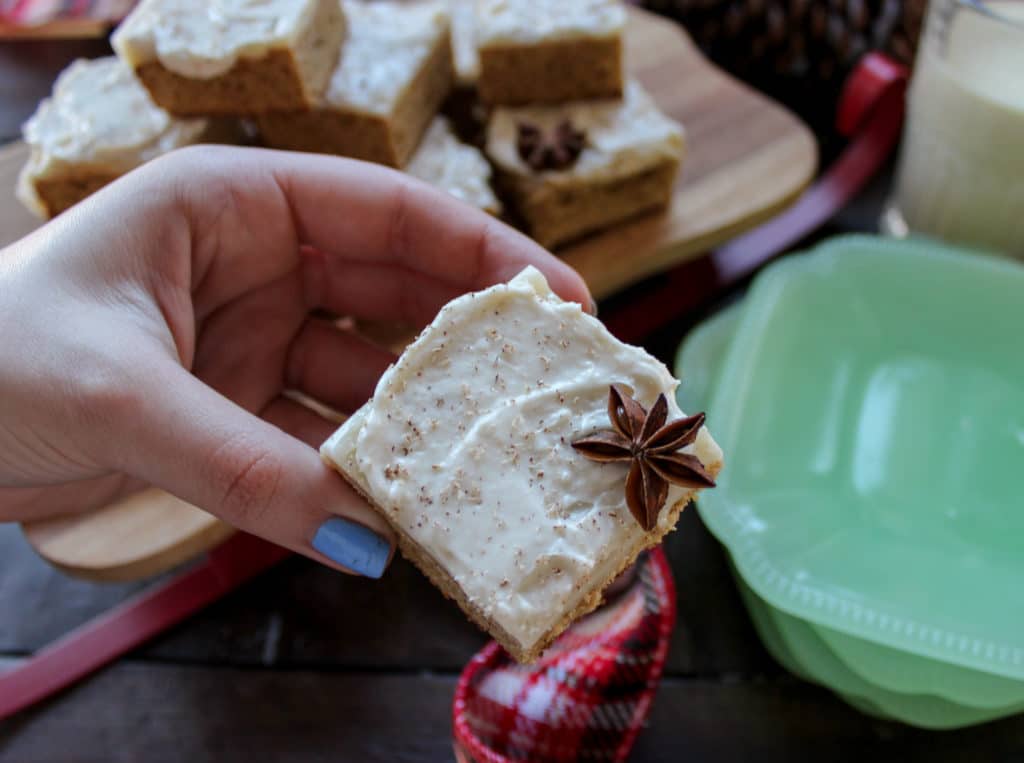 Low Carb Gingerbread Cookie Bars