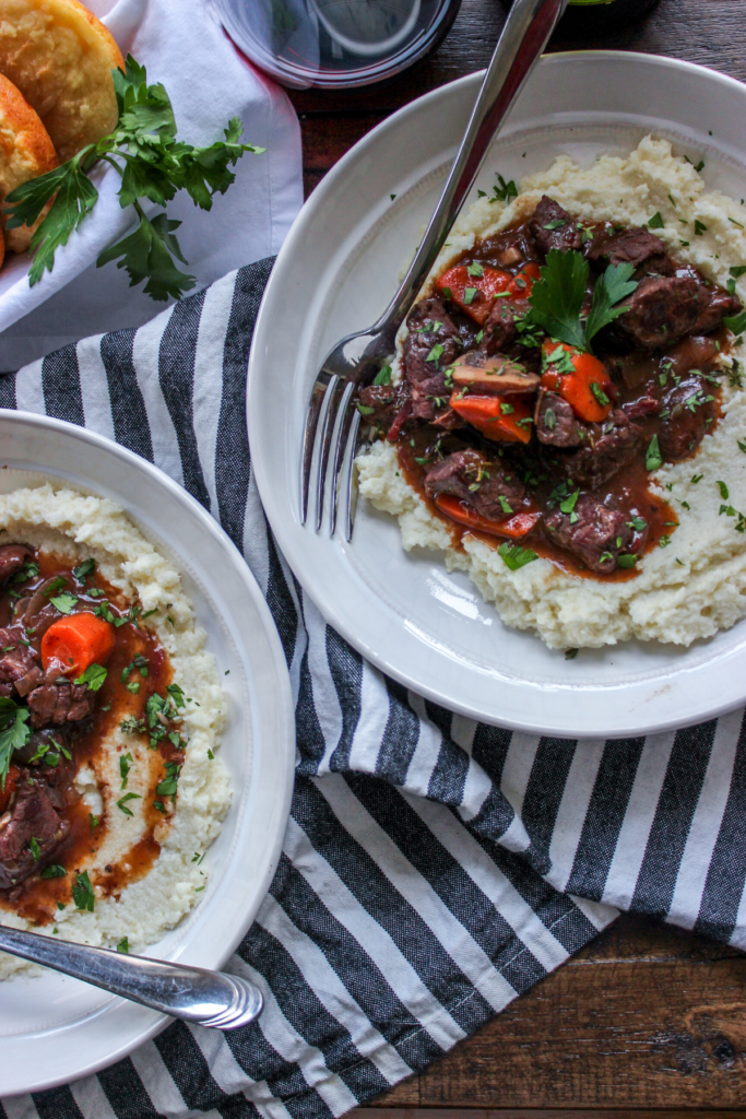 Low Carb Beef Bourguignon