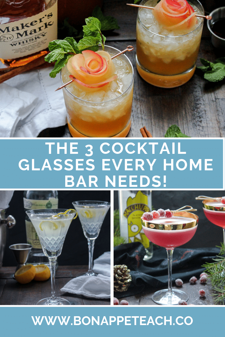 The 3 Cocktail Glasses Every Home Bar Needs