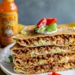 Homemade Keto Crunchwrap Supreme